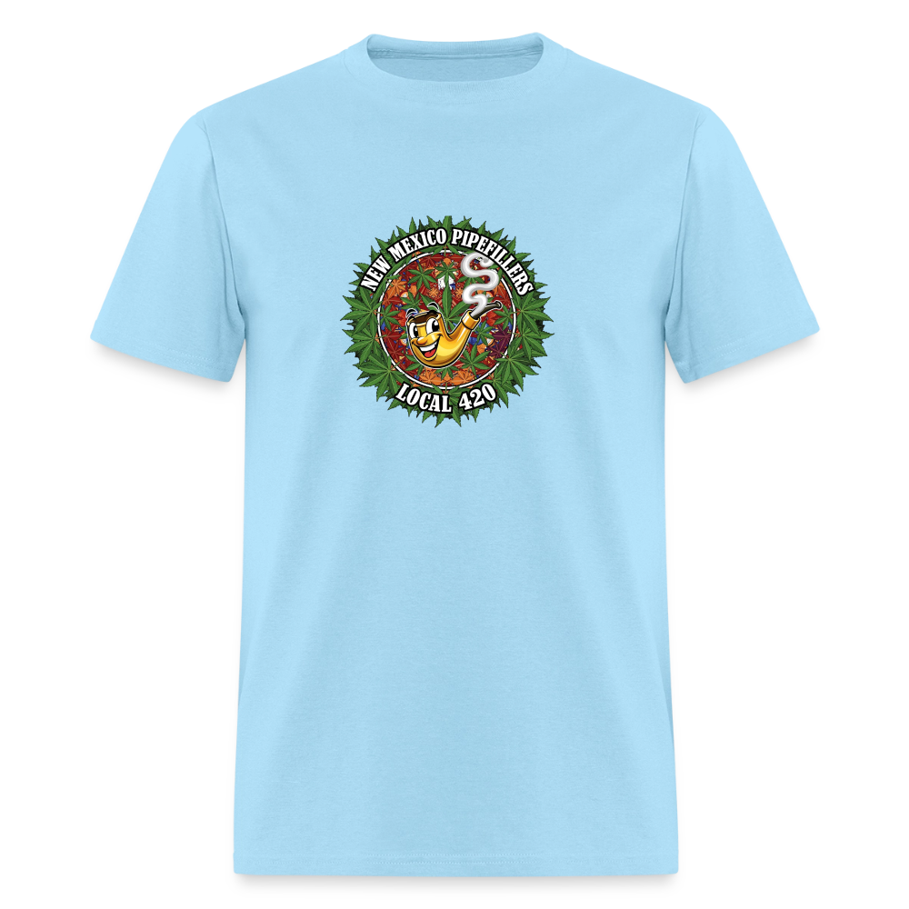 NEW MEXICO PIPEFILLERS LOCAL 420 MEN'S T-Shirt - powder blue