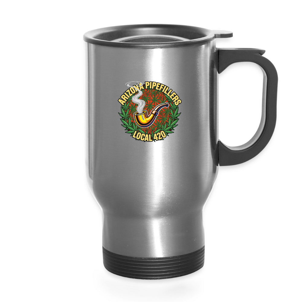 ARIZONA PIPEFILLERS LOCAL 420 40oz stainless Steel Travel Mug - silver