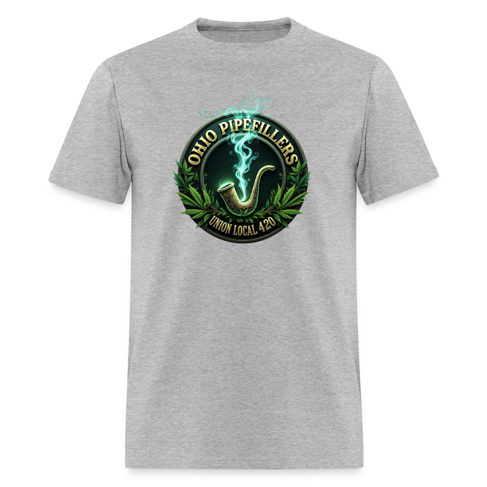 OHIO PIPEFILLERS UNION LOCAL 420 Men's T-Shirt - heather gray