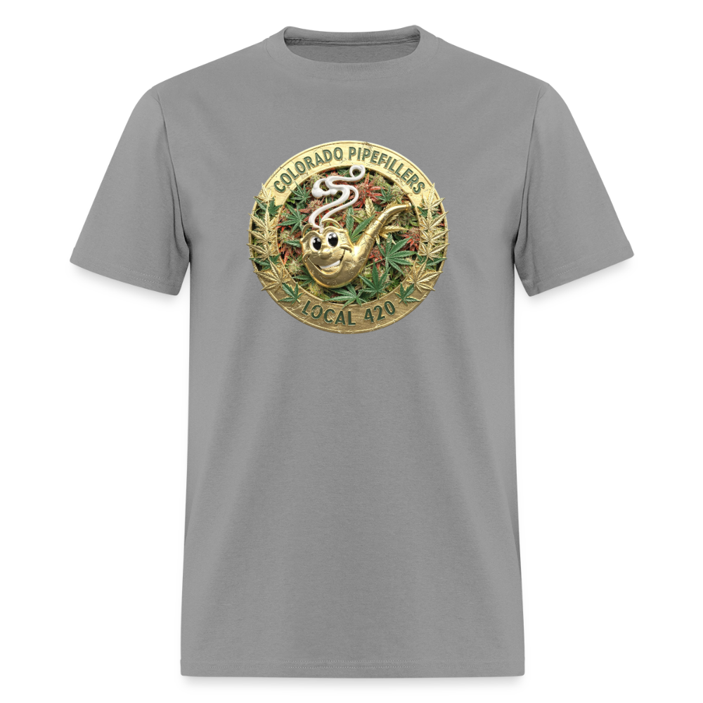 COLORADO PIPEFILLERS LOCAL 420 Men's T-Shirt - rock