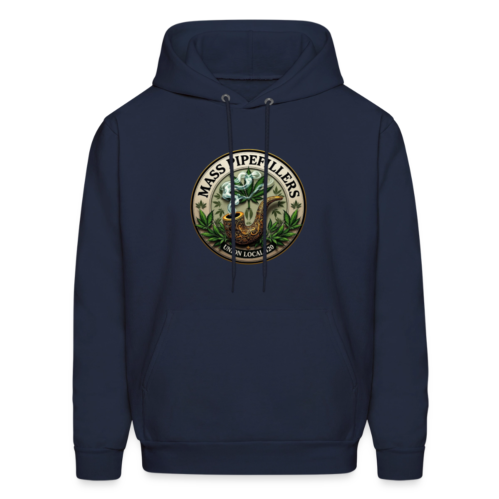 MASS PIPEFILLERS LOCAL 420 Men's Hoodie - navy