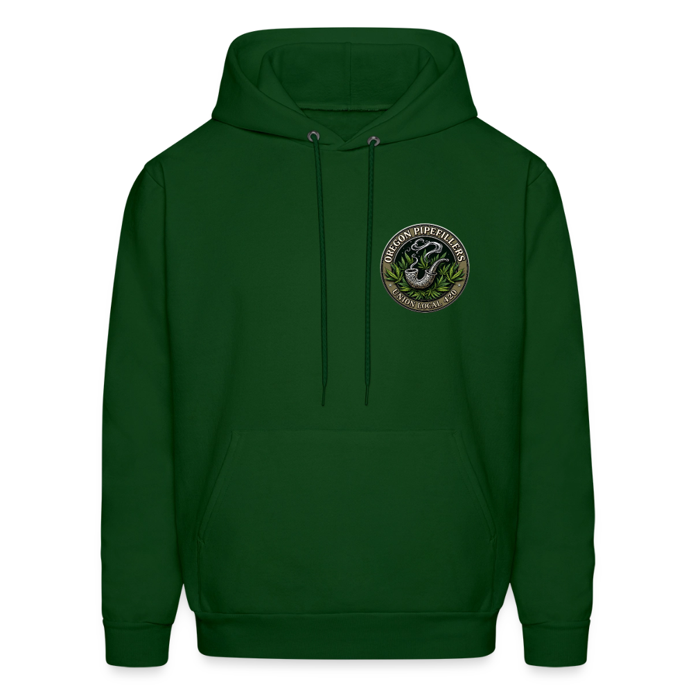 OREGON PIPEFILLERS UNION LOCAL 420 Men's Hoodie - forest green