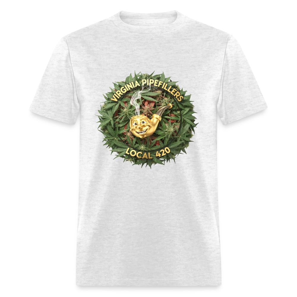 VIRGINIA PIPEFILLERS LOCAL 420 Men's T-Shirt - light heather gray