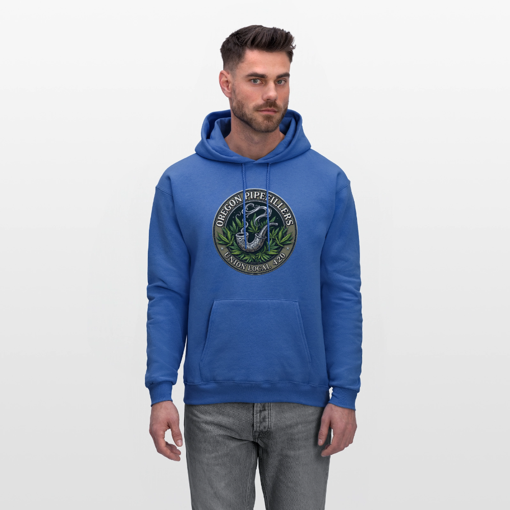 OREGON PIPEFILLERS LOCAL 420 Men's Hoodie - royal blue