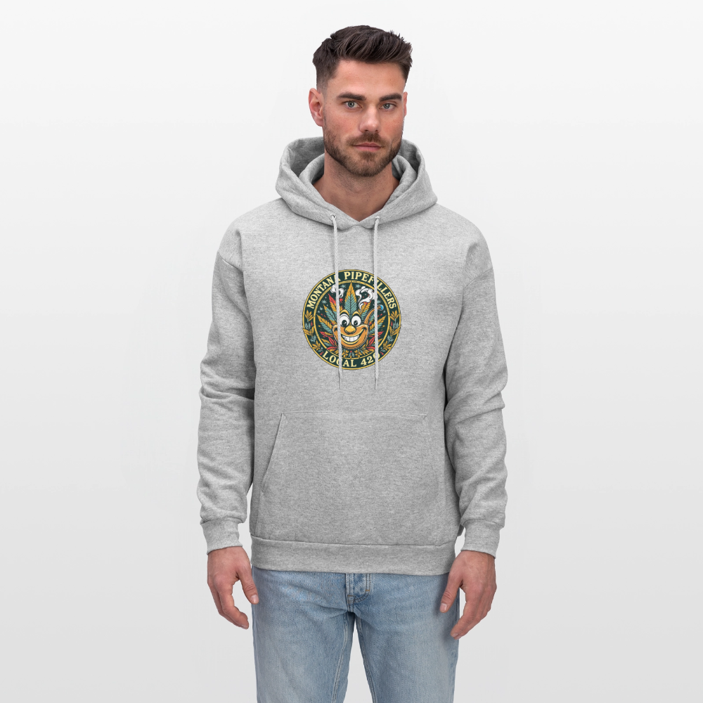 MONTANA PIPEFILLERS LOCAL 420 F/B DESIGN Men's Hoodie - heather gray