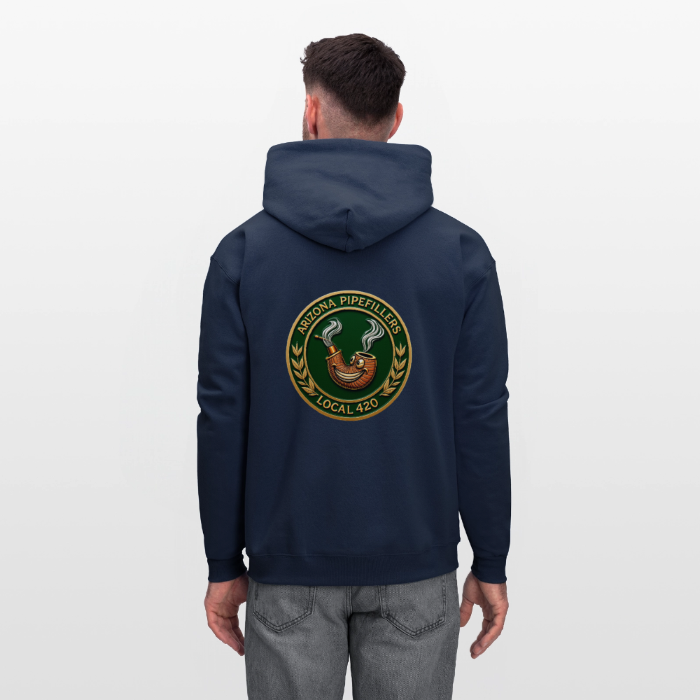 ARIZONIA PIPEFILLERS LOCAL 420 F/B DESIGN Men's Hoodie - navy