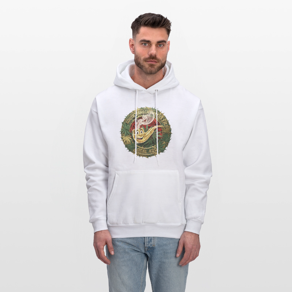 SOUTH DAKOTA PIPEFILLERS LOCAL 420  F/B DESIGN Men's Hoodie - white