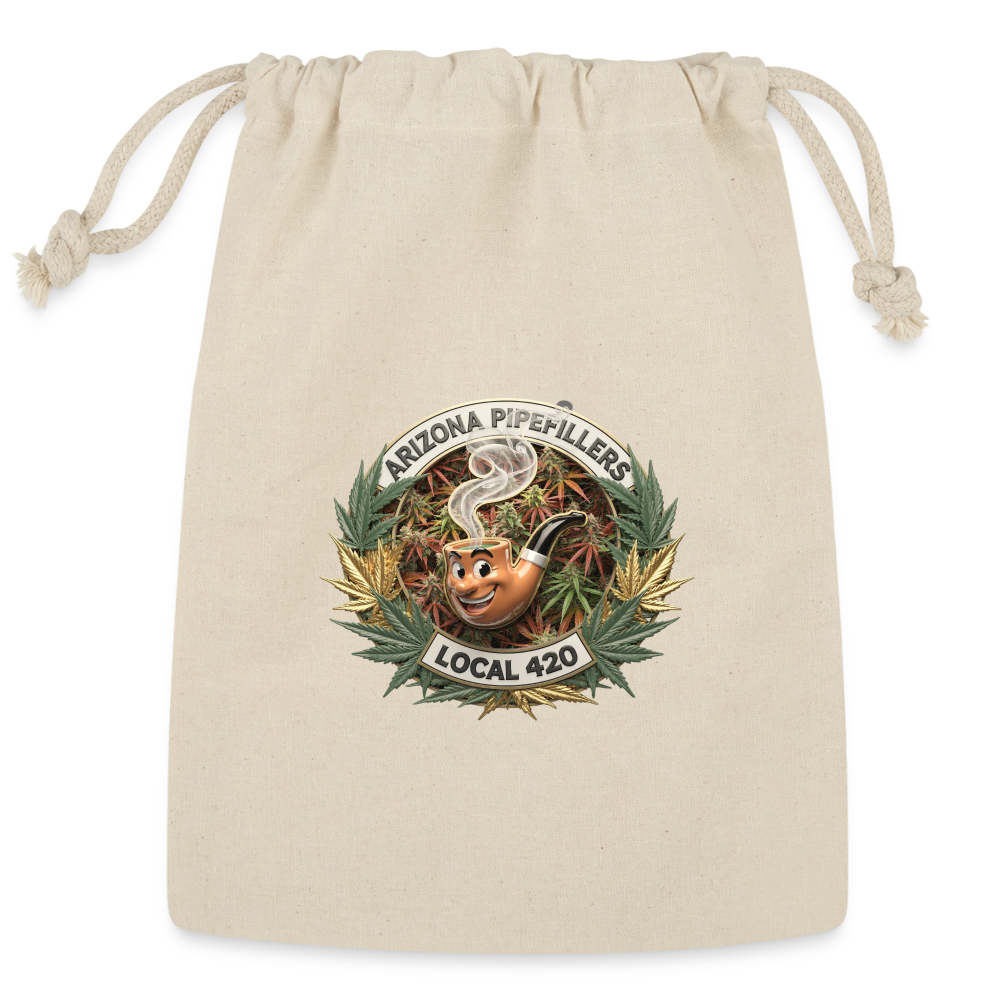 ARIZONA  PIPEFILLERS LOCAL 420 Union Reusable Gift Bag - Natural