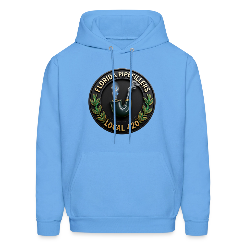 FLORIDA PIPEFILLERS LOCAL 420 Men's Hoodie - carolina blue