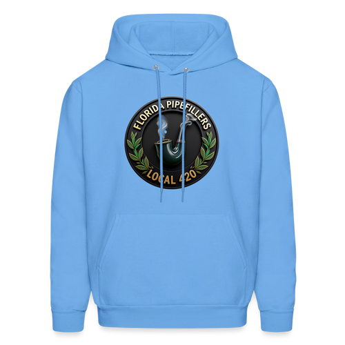 FLORIDA PIPEFILLERS LOCAL 420 Men's Hoodie - carolina blue