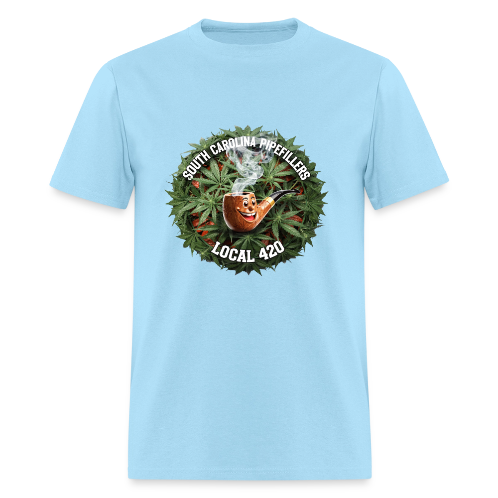 SOUTH CAROLINA PIPEFILLERS LOCAL 420 Men's T-Shirt - powder blue