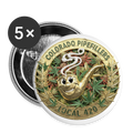 COLORADO PIPEFILLERS LOCAL 420 Union Buttons small 1'' (5-pack) - white