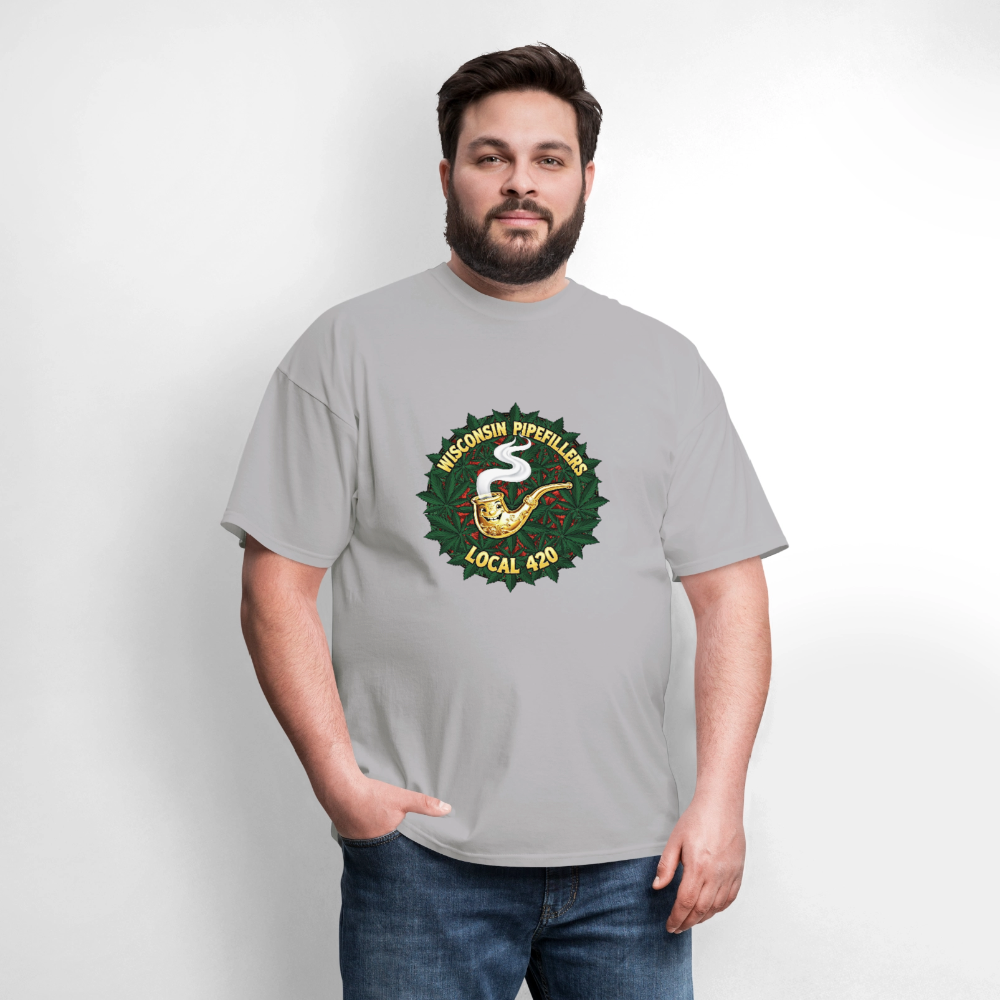 WISCONSIN PIPEFILLERS LOCAL 420 Men's T-Shirt - rock