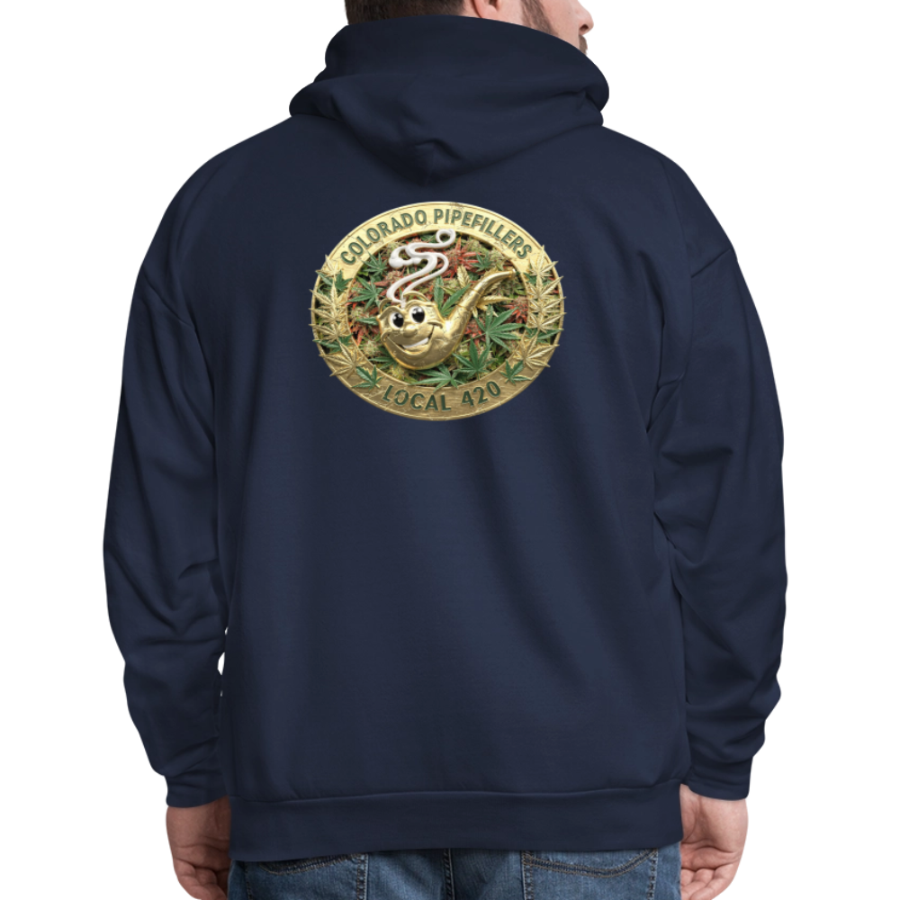 COLORADO PIPEFILLERS LOCAL 420 Men's Hoodie - navy