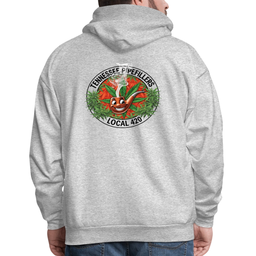 TENNESSEE PIPEFILLERS LOCAL 420 Men's Hoodie - heather gray