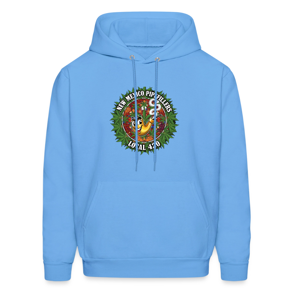 NEW MEXICO PIPEFILLERS LOCAL 420 Men's Hoodie - carolina blue