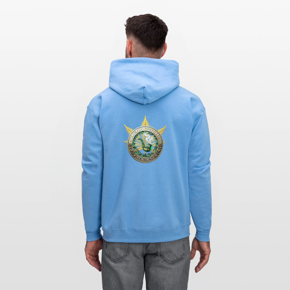 COLORADO PIPEFILLERS LOCAL 420 Men's Hoodie - carolina blue