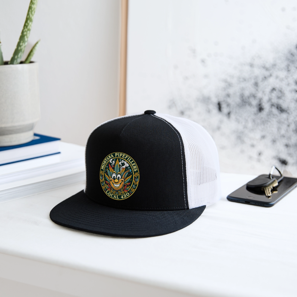 MONTANA PIPEFILLERS LOCAL 420 Trucker Hat - black/white