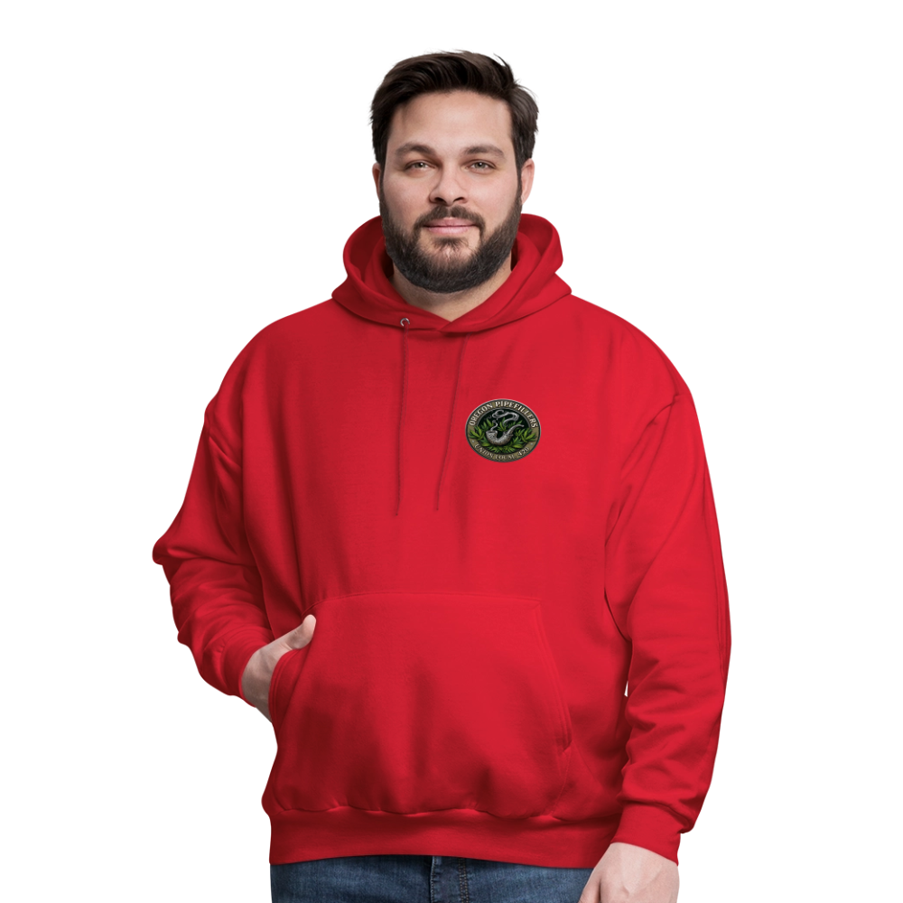 OREGON PIPEFILLERS UNION LOCAL 420 Men's Hoodie - red