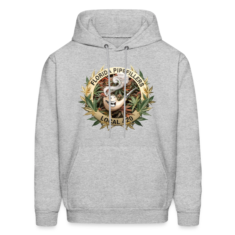 FLORIDA PIPEFILLERS LOCAL 420 Men's Hoodie - heather gray