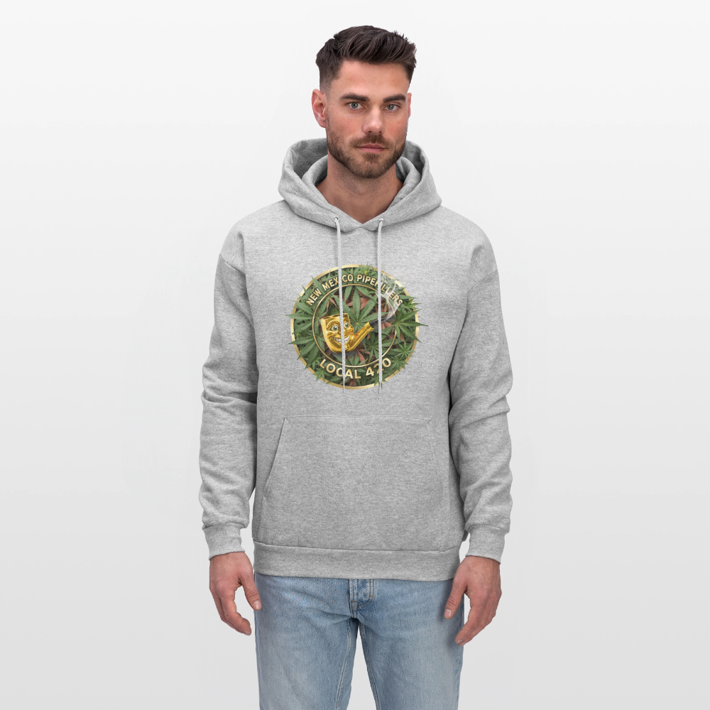 NEW MEXICO PIPEFILLERS LOCAL 420 Men's Hoodie - heather gray