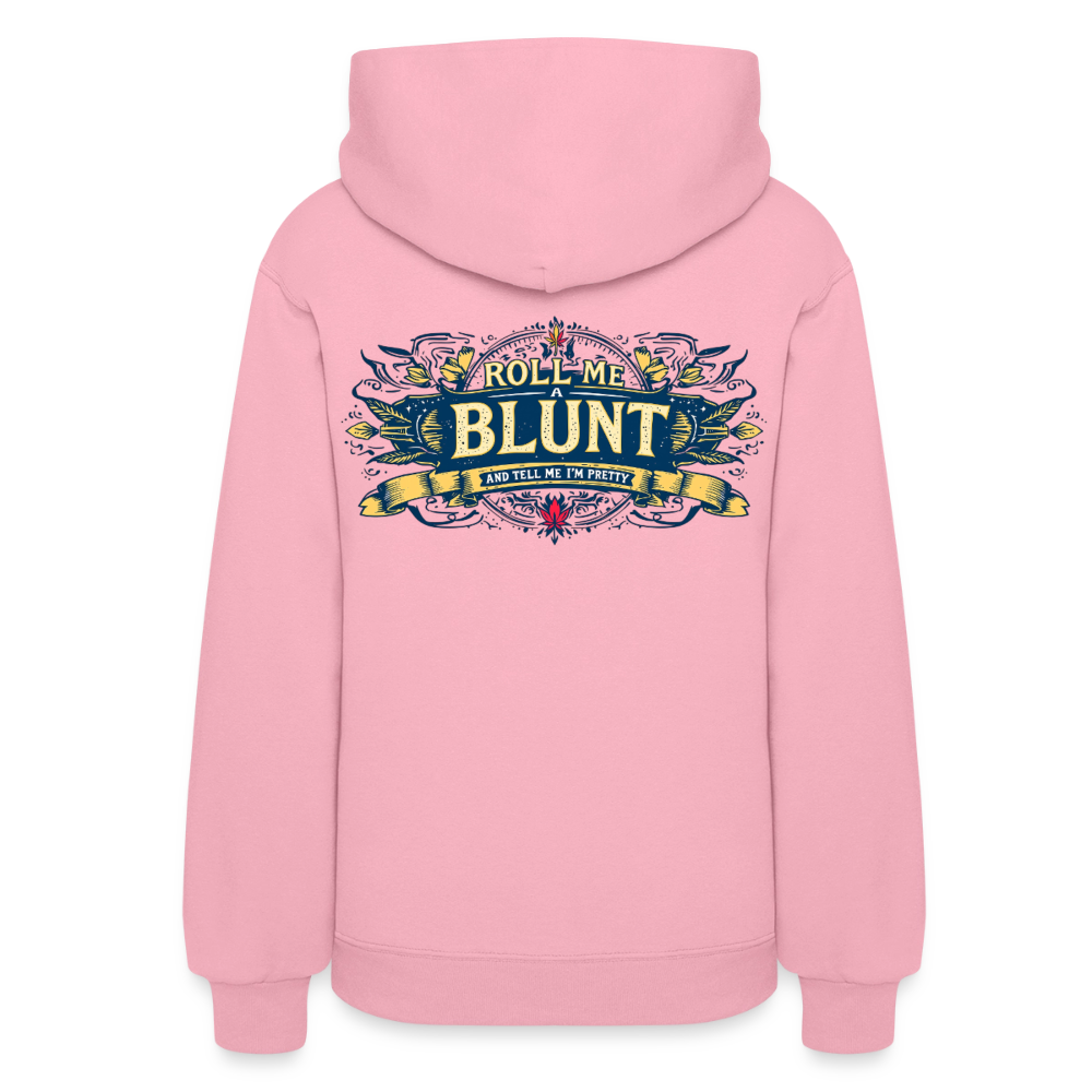ROLL ME A BLUNT F/B DESIGNS Women's Hoodie - classic pink