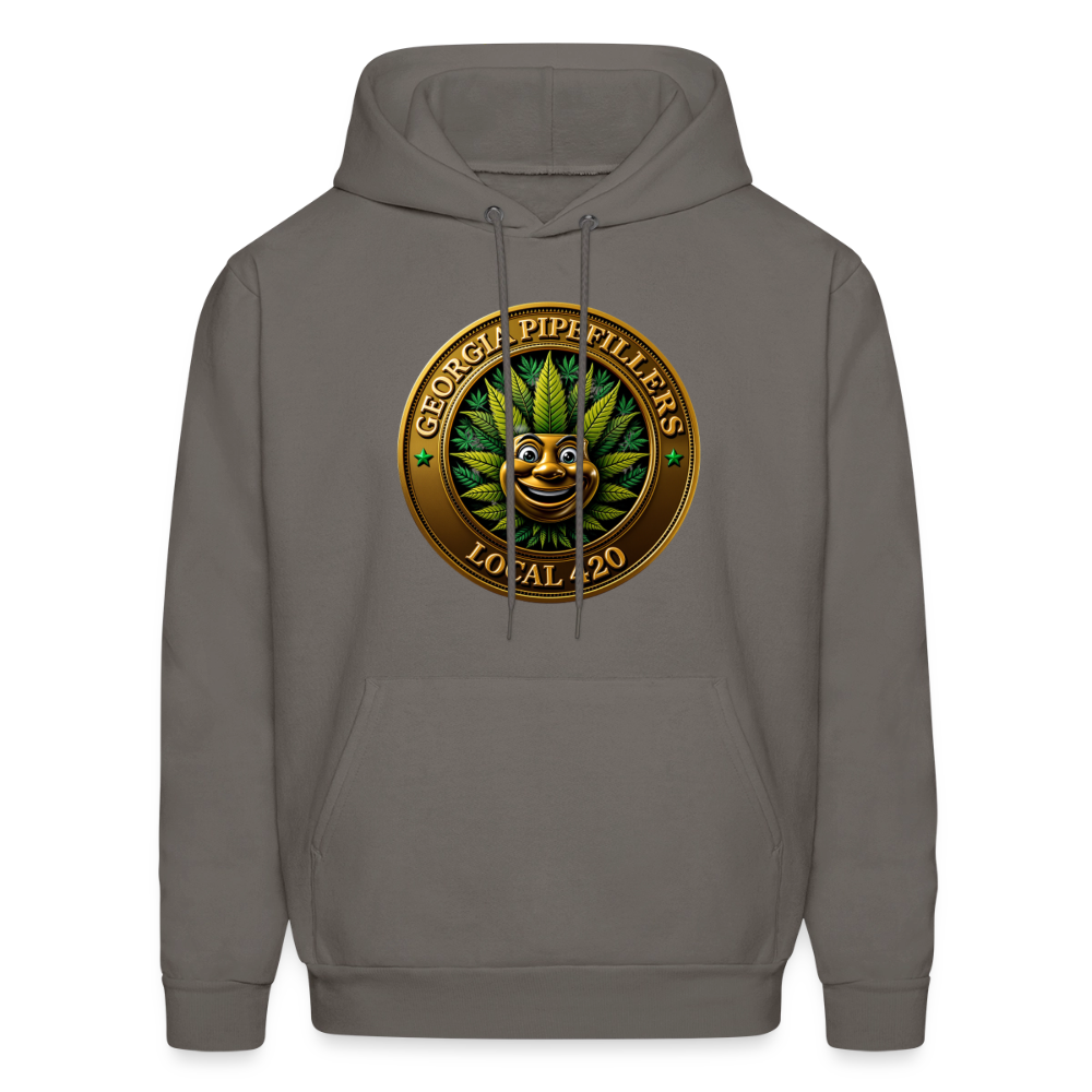 GEORGIA PIPEFILLERS LOCAL 420 Men's Hoodie - asphalt gray