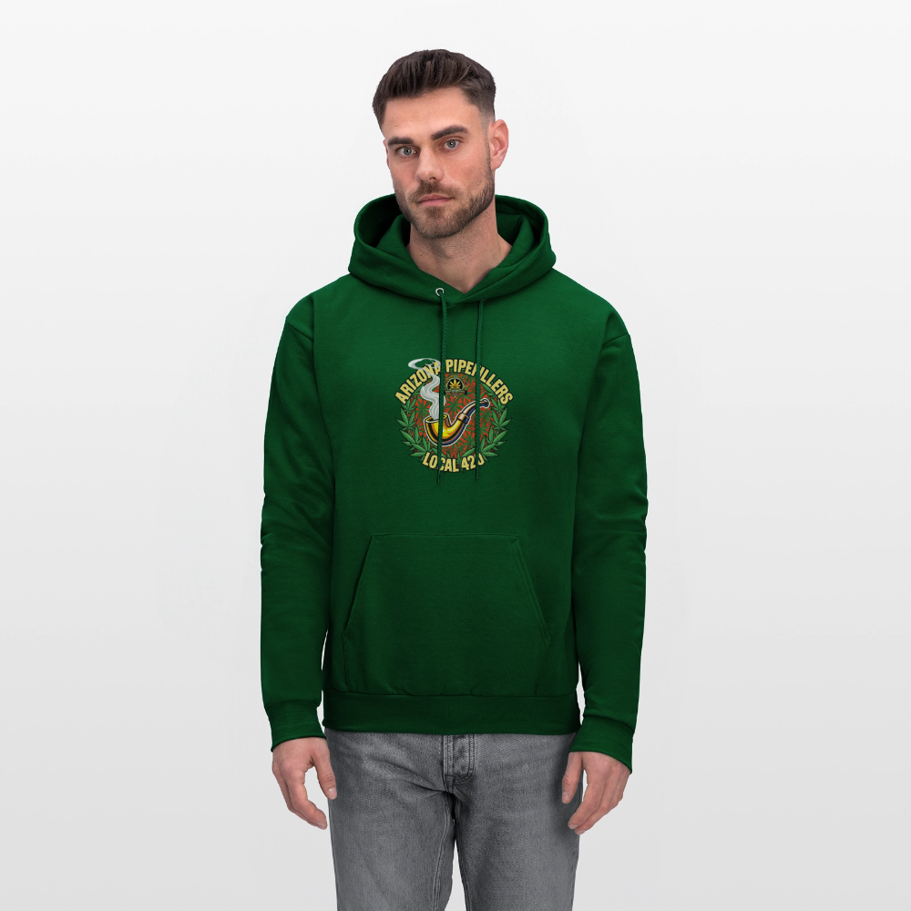 ARIZONA PIPEFILLERS LOCAL 420 Men's Hoodie - forest green