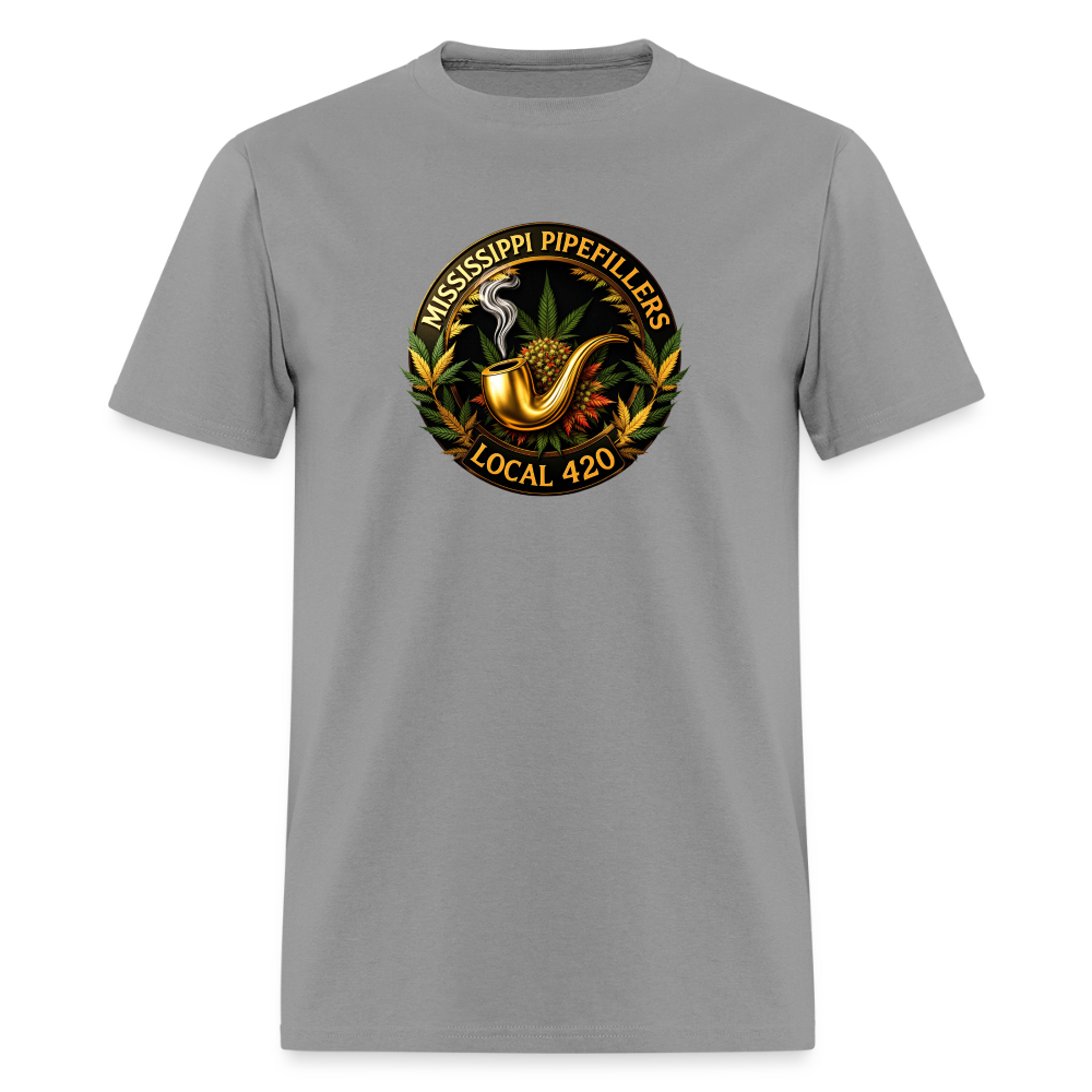 MISSISSIPPI PIPEFILLERS LOCAL 420 Men's T-Shirt - rock