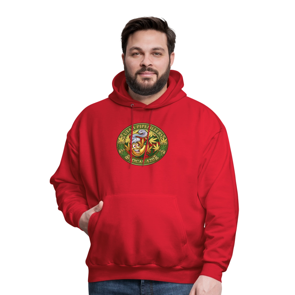 UTAH PIPEFILLERS LOCAL 420 Men's Hoodie - red