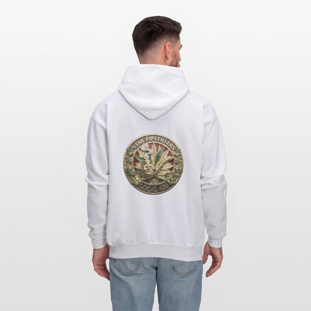 UTAH PIPEFILLERS LOCAL 420 F/B DESIGN Men's Hoodie - white