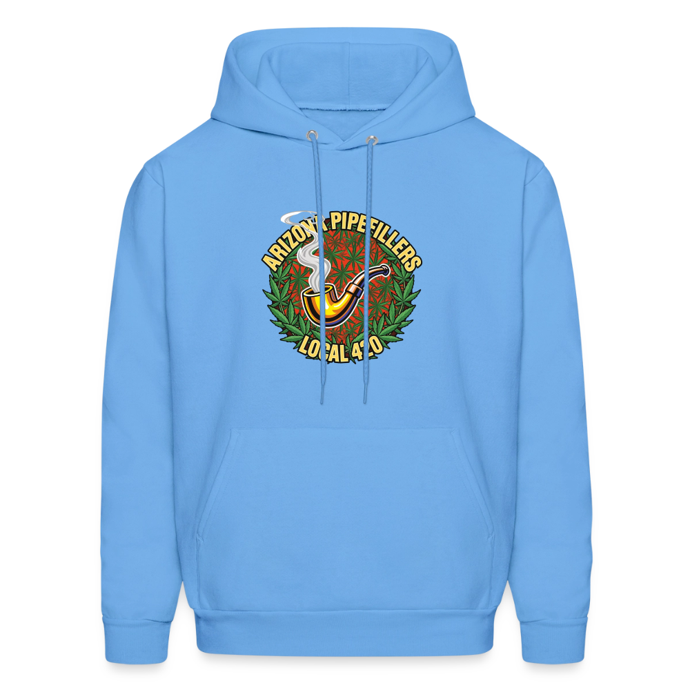 ARIZONA PIPEFILLERS LOCAL 420 F/B DESIGN Men's Hoodie - carolina blue