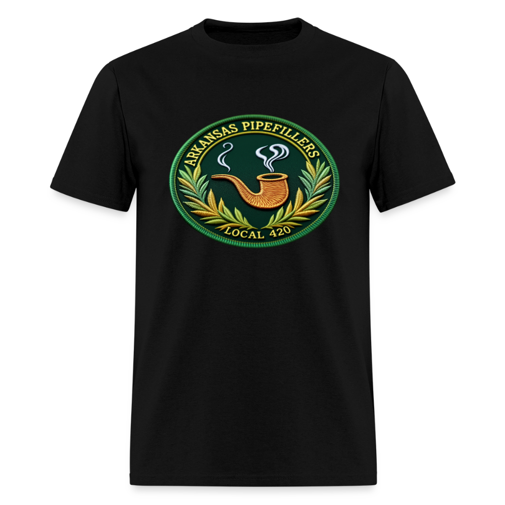 ARKANSAS PIPEFILLERS LOCAL 420 Men's T-Shirt - black