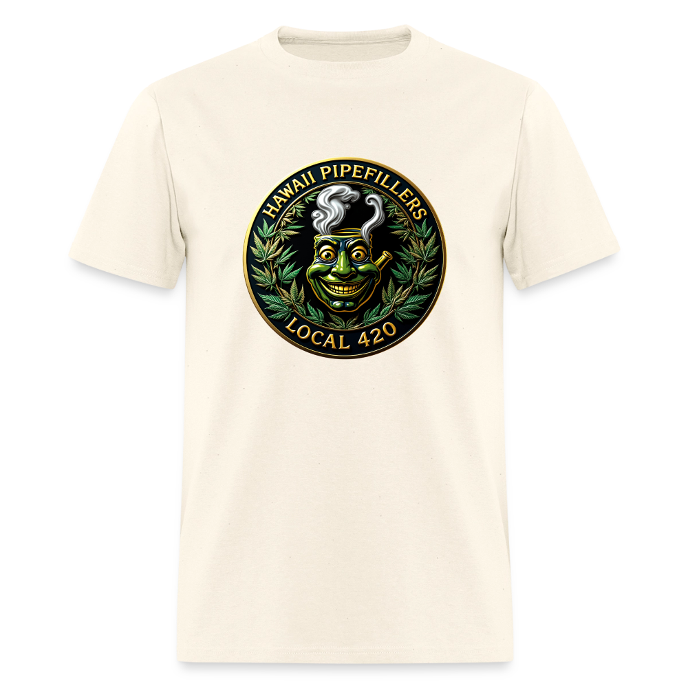 HAWAII PIPEFILLERS LOCAL 420 Men's T-Shirt - sweet cream heather
