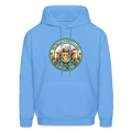 MICHIGAN PIPEFILLERS LOCAL 420 Men's Hoodie - carolina blue