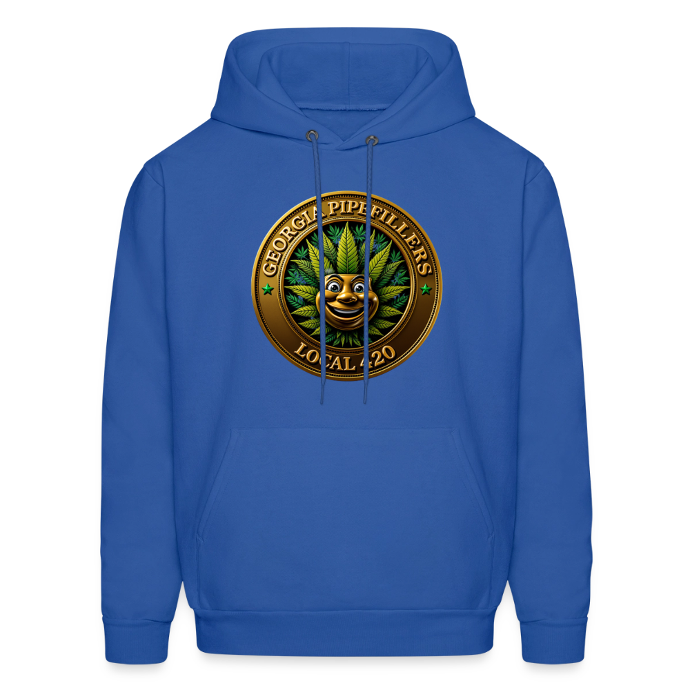 GEORGIA PIPEFILLERS LOCAL 420 Men's Hoodie - royal blue