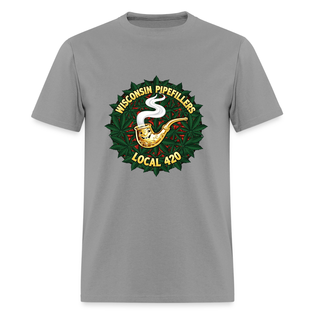 WISCONSIN PIPEFILLERS LOCAL 420 Men's T-Shirt - rock