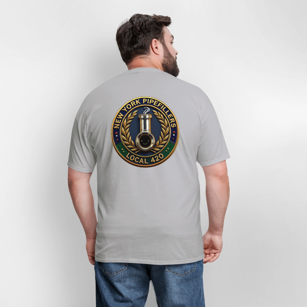 NEW YORK PIPEFILLERS LOCAL 420 F/B DESIGNS Men's T-Shirt - rock