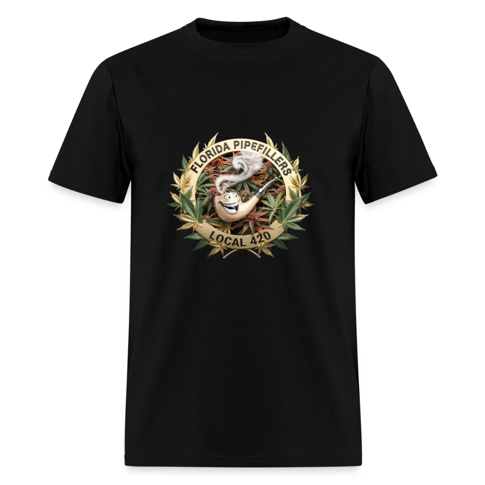 FLORIDA PIPEFILLERS LOCAL 420 Men's T-Shirt - black