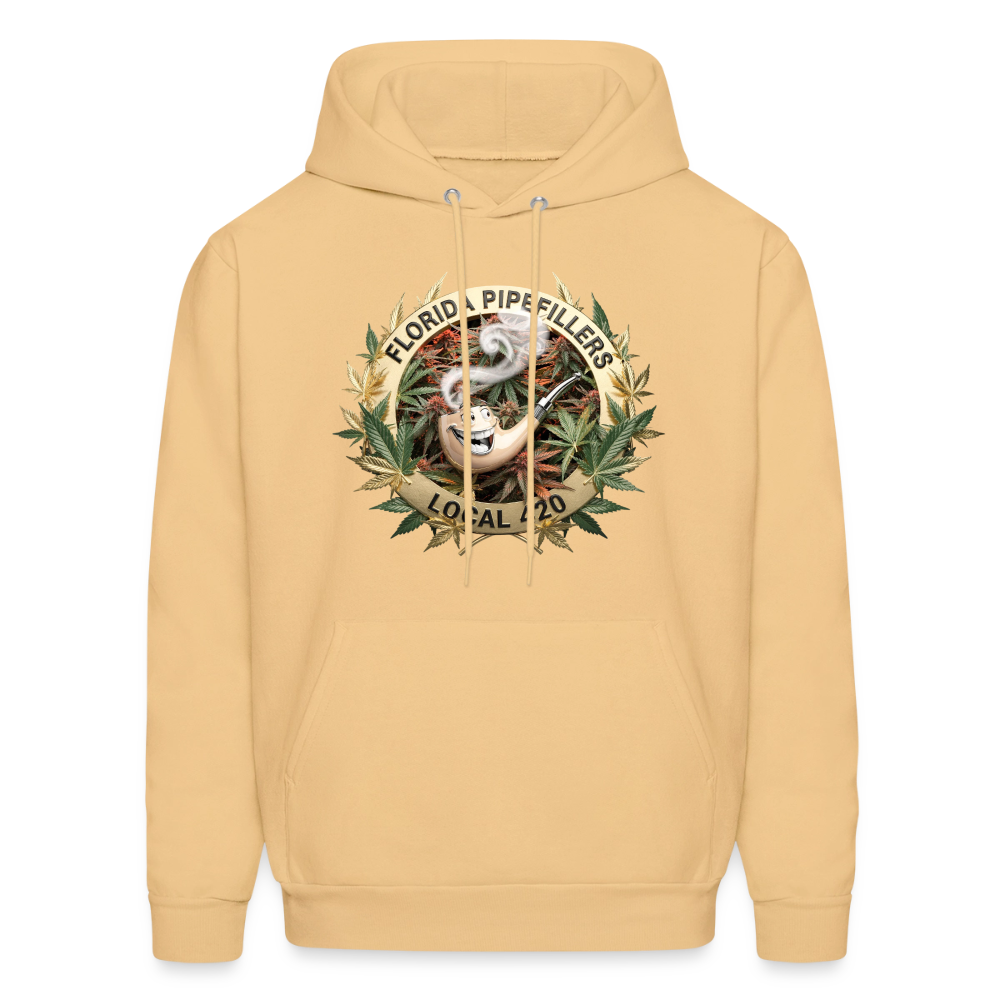 FLORIDA PIPEFILLERS LOCAL 420 F/B DESIGN Men's Hoodie - light gold 