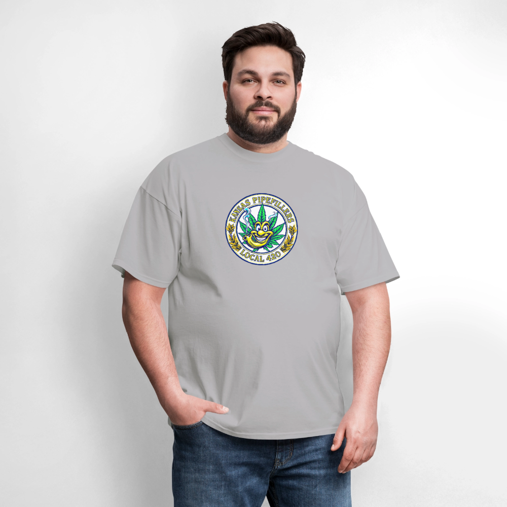 KANSAS PIPEFILLERS LOCAL 420 F/B DESIGNS Men's T-Shirt - rock