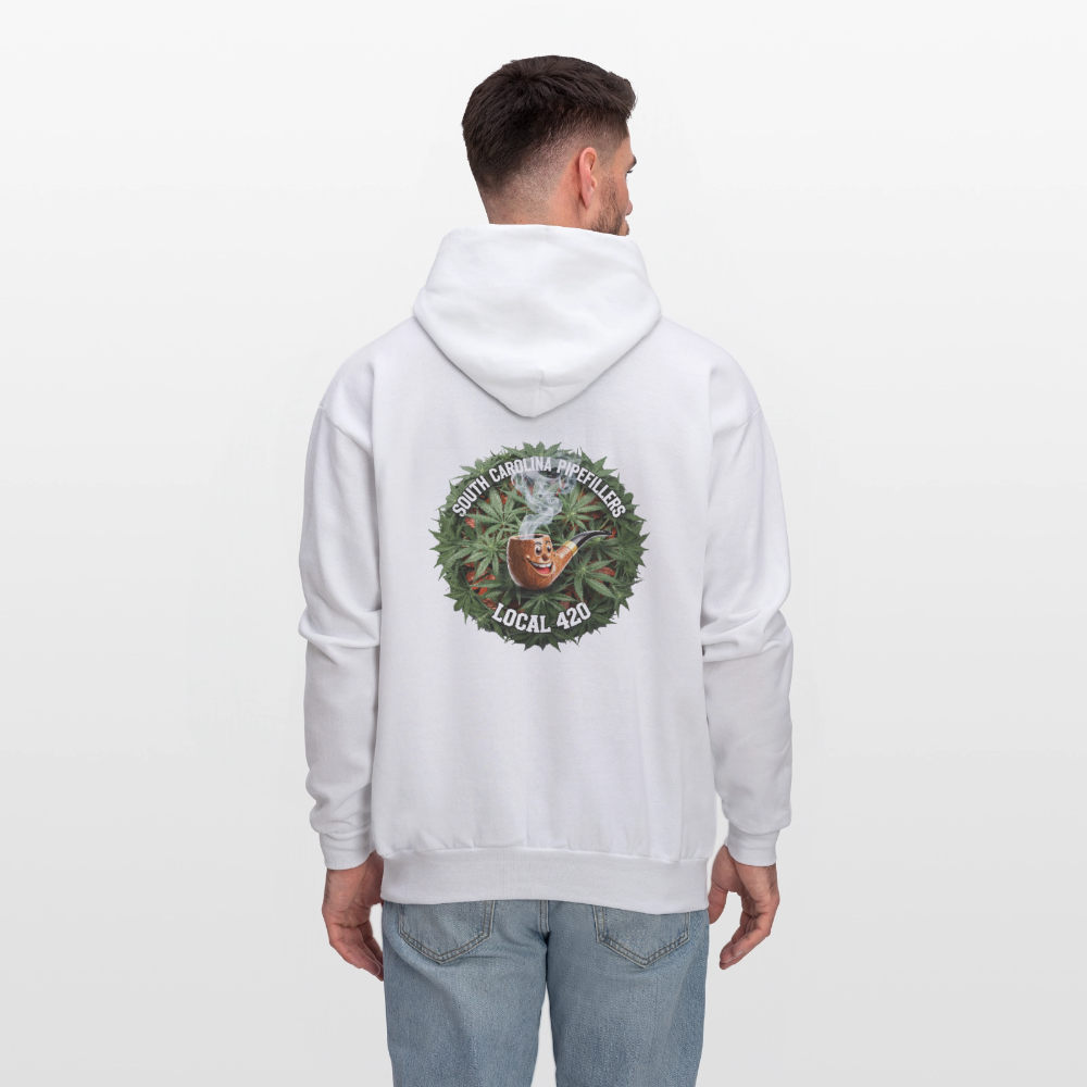SOUTH CAROLINA PIPEFILLERS LOCAL 420 F/B DESIGN Men's Hoodie - white