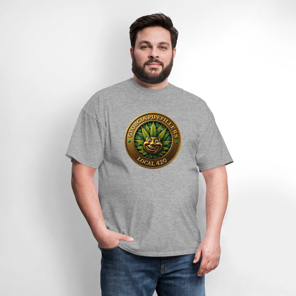 GEORGIA PIPEFILLERS LOCAL 420 Men's T-Shirt - heather gray