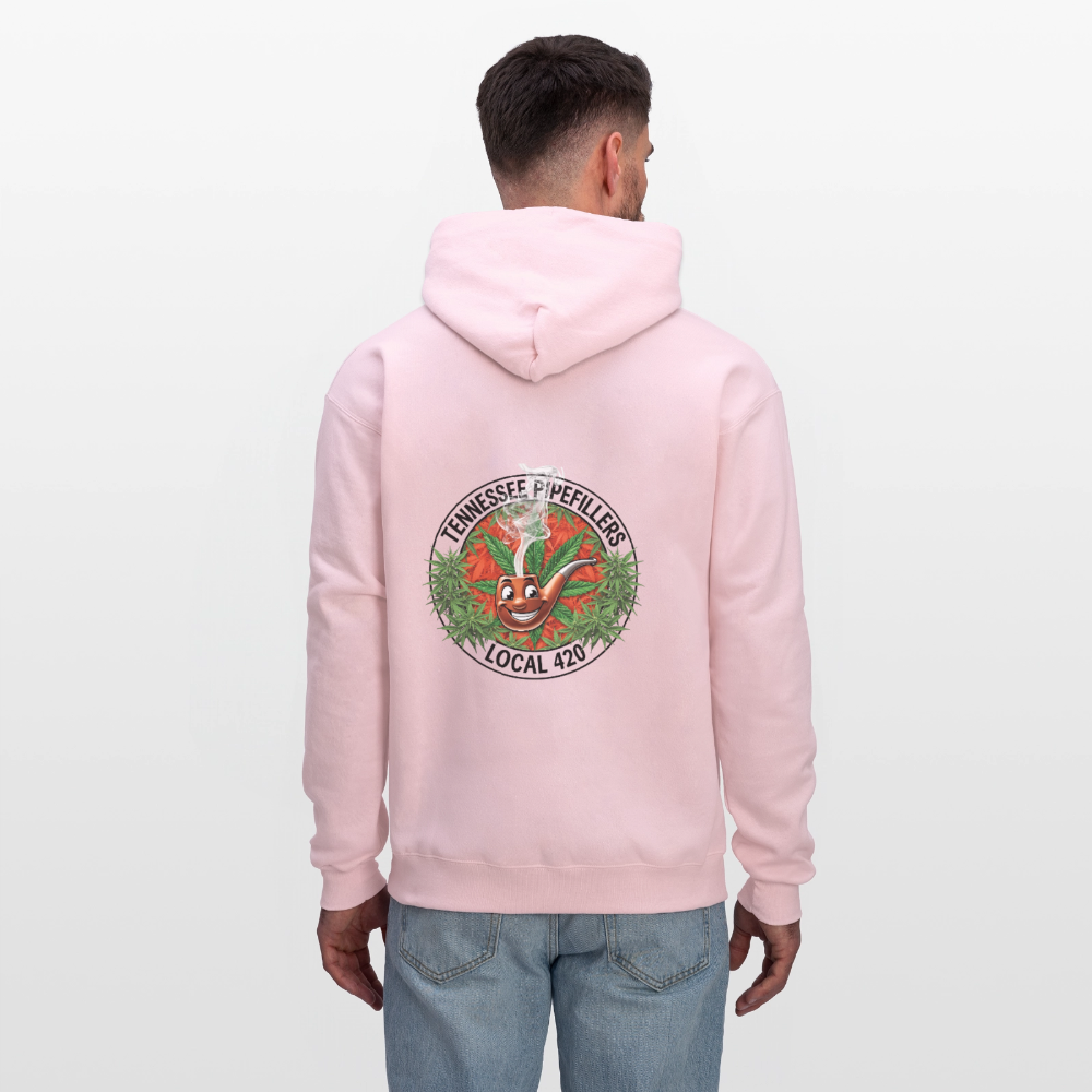TENNESSEE PIPEFILLERS LOCAL 420 Men's Hoodie - pale pink