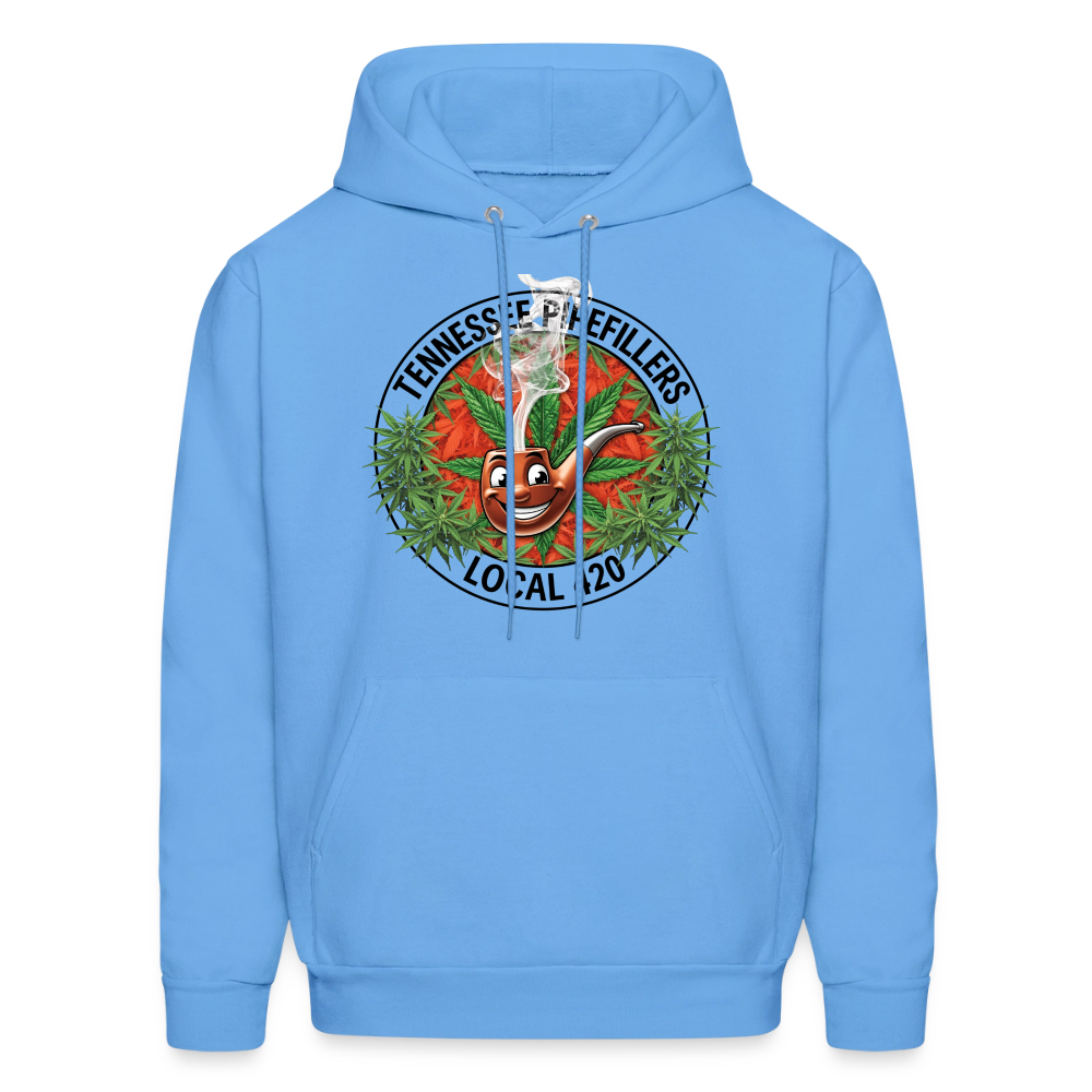TENNESSEE PIPEFILLERS LOCAL 420 Men's Hoodie - carolina blue