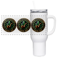 ALASKA PIPEFILLERS LOCAL 420 40oz Stainless Steel Travel Tumbler - white