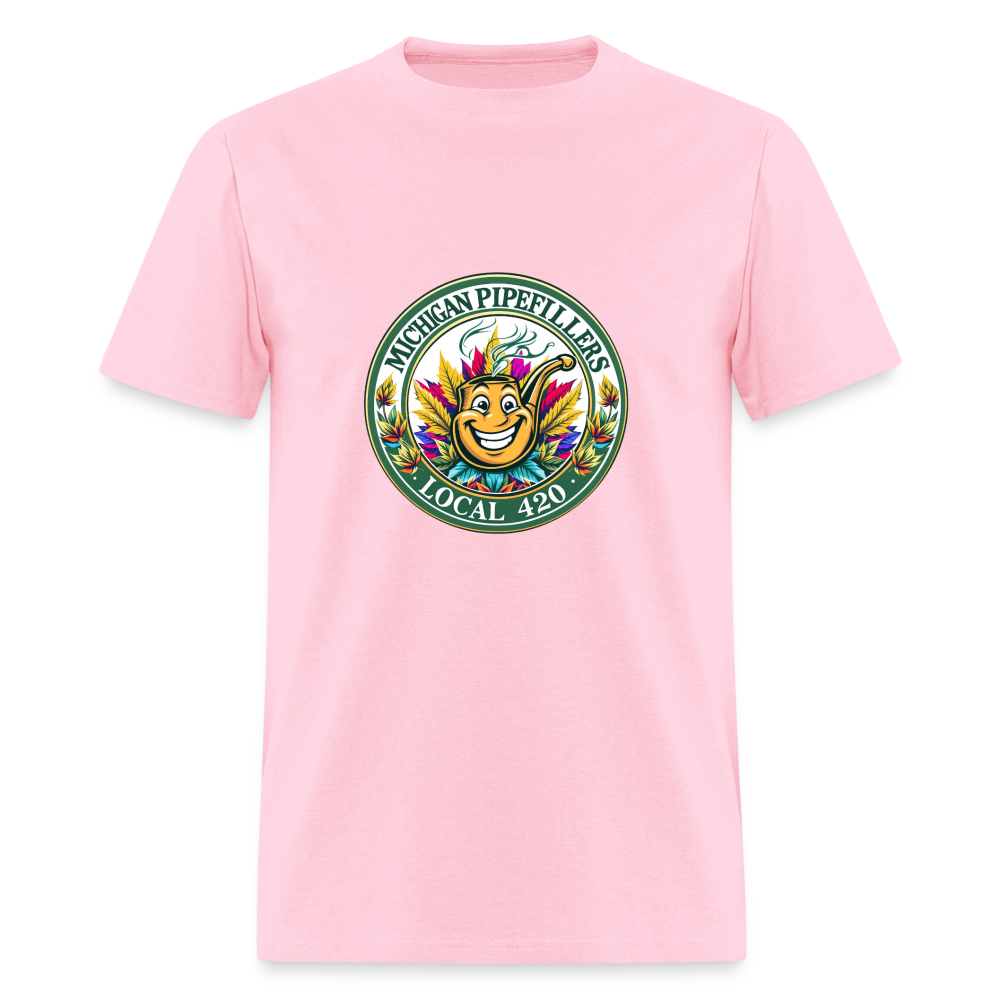 MICHIGAN PIPEFILLERS LOCAL 420 Men's T-Shirt - pink
