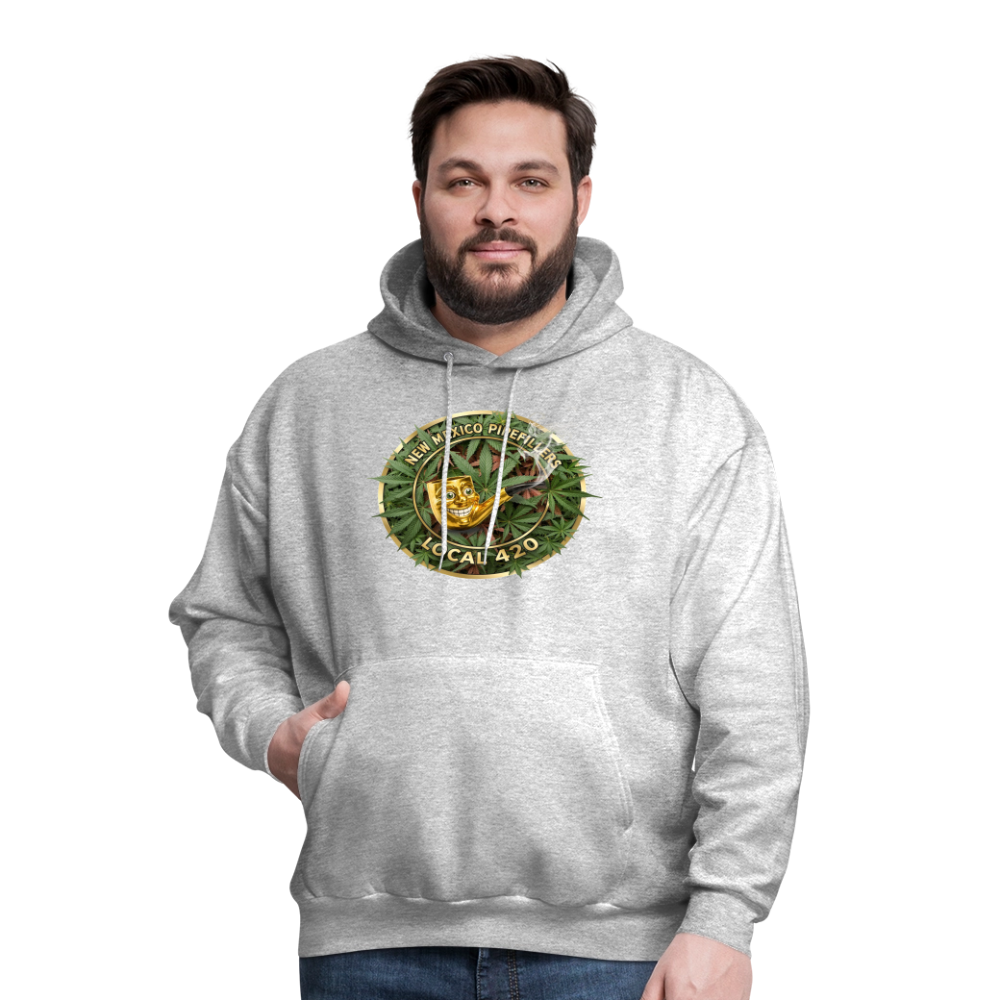 NEW MEXICO PIPEFILLERS LOCAL 420 Men's Hoodie - heather gray