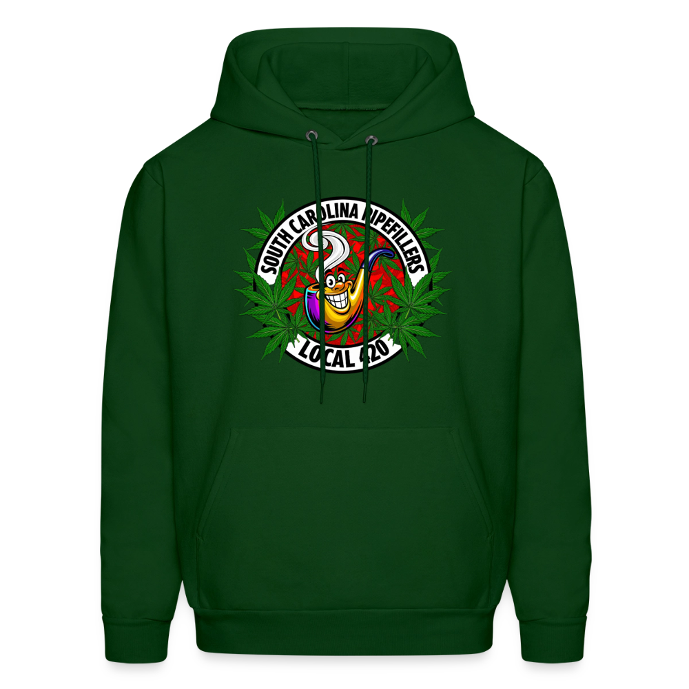 SOUTH CAROLINA PIPEFILLERS LOCAL 420 Men's Hoodie - forest green