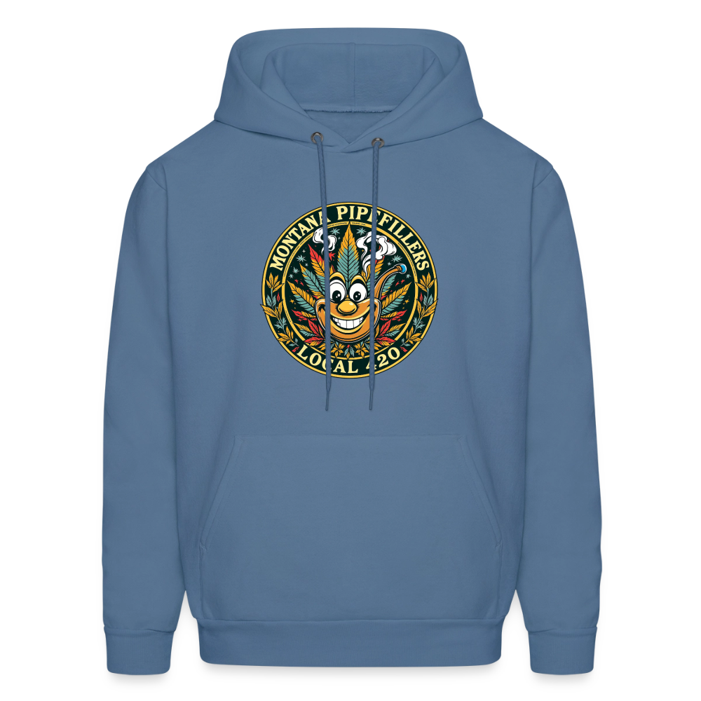 MONTANA PIPEFILLERS LOCAL 420 Men's Hoodie - denim blue